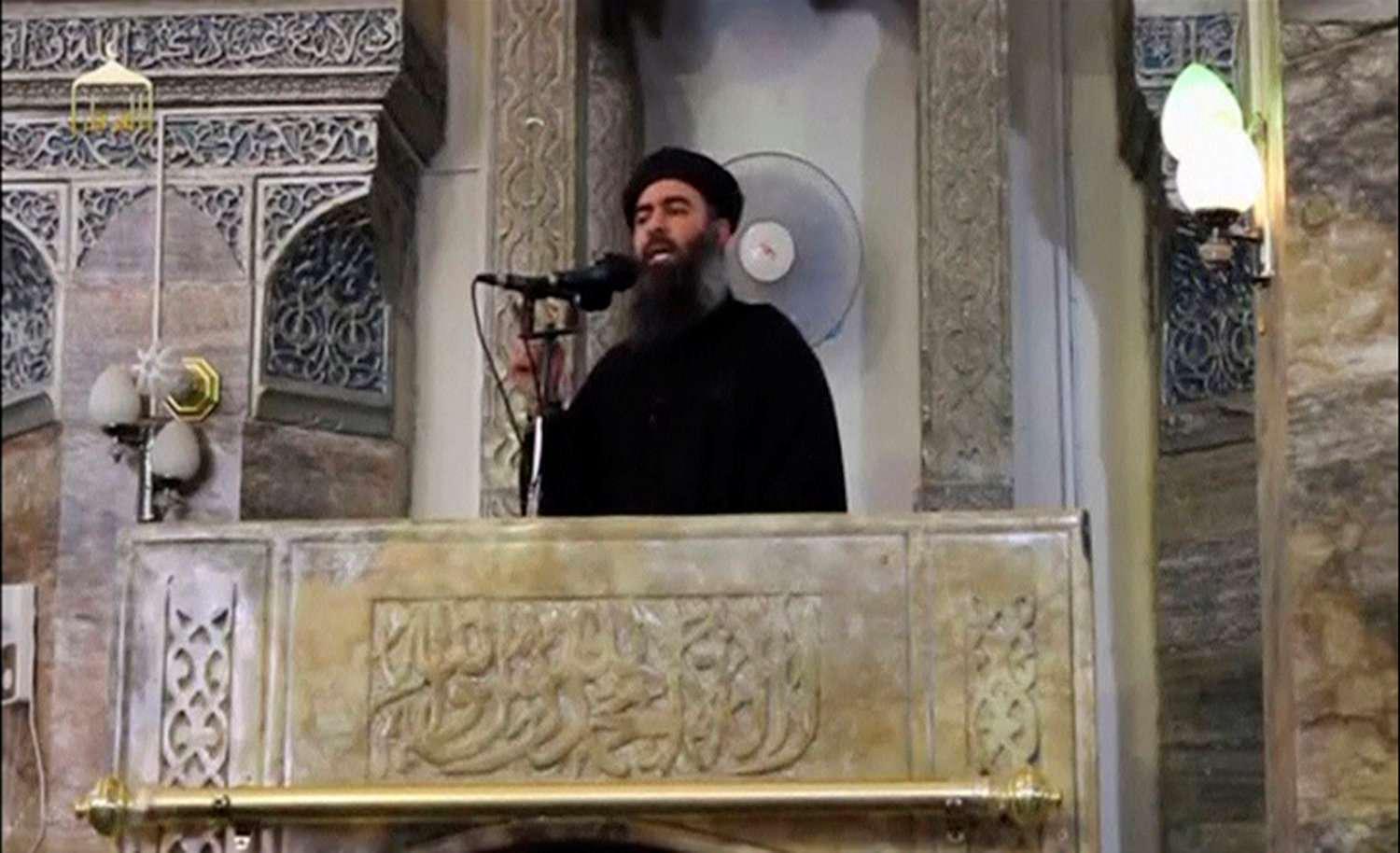 الظهور العلني الأول والوحيد للبغدادي 