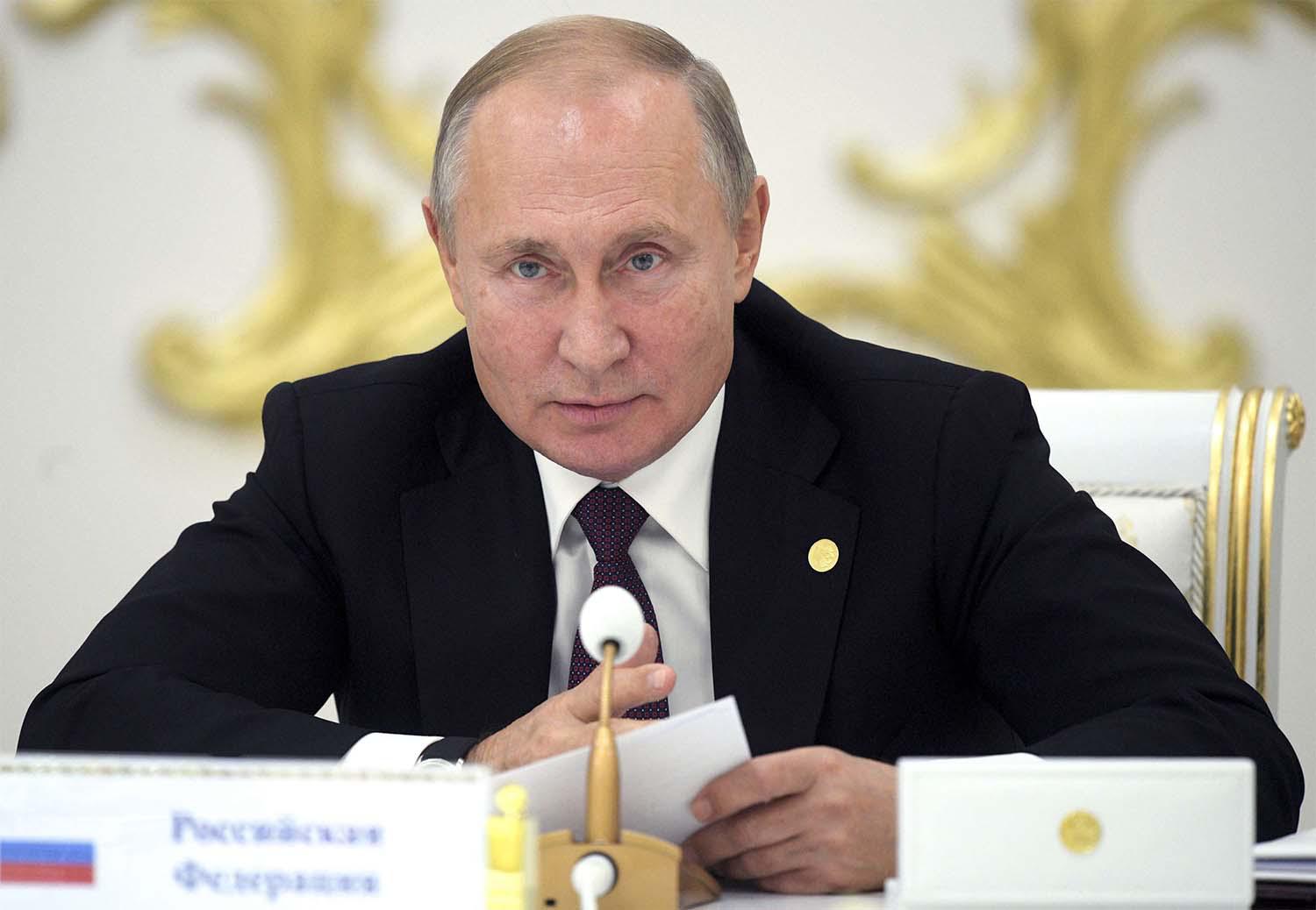 Russian President Vladimir Putin 