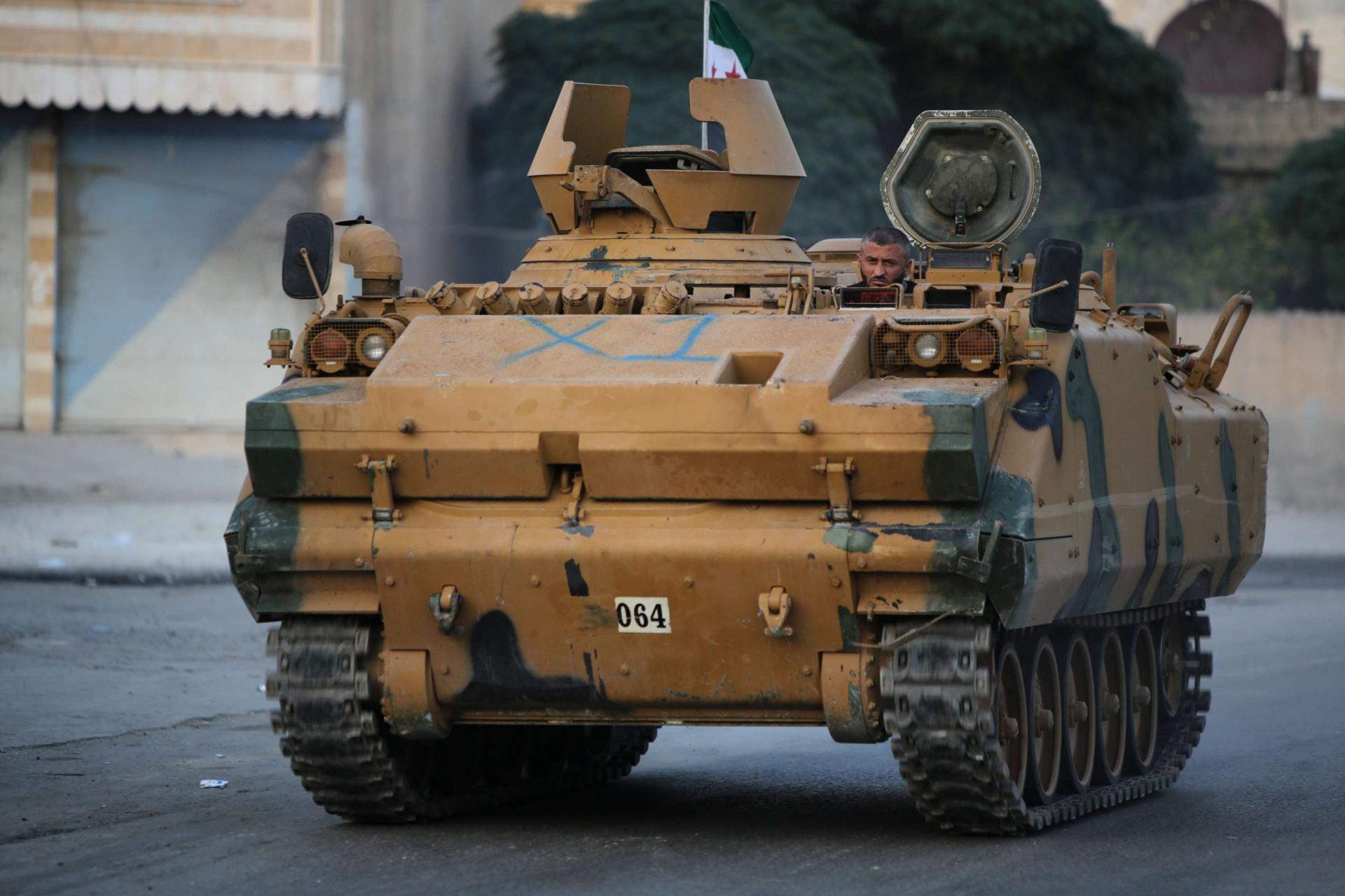 SDF commander Mazloum Abdi said that Turkey was blocking his forces' withdrawal