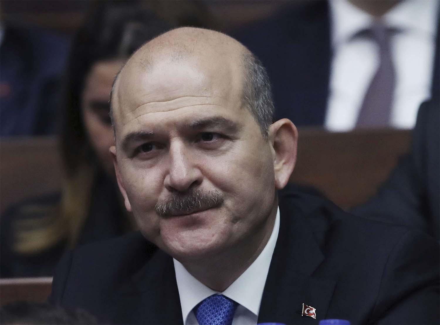 Turkey's Interior Minister Suleyman Soylu