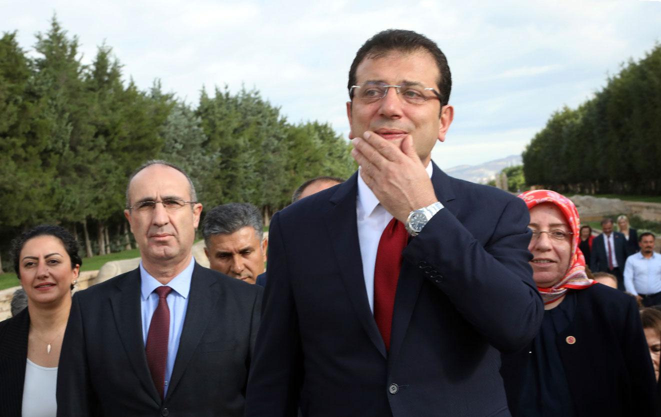 Mayor Ekrem Imamoglu, of the secular Republican People's Party