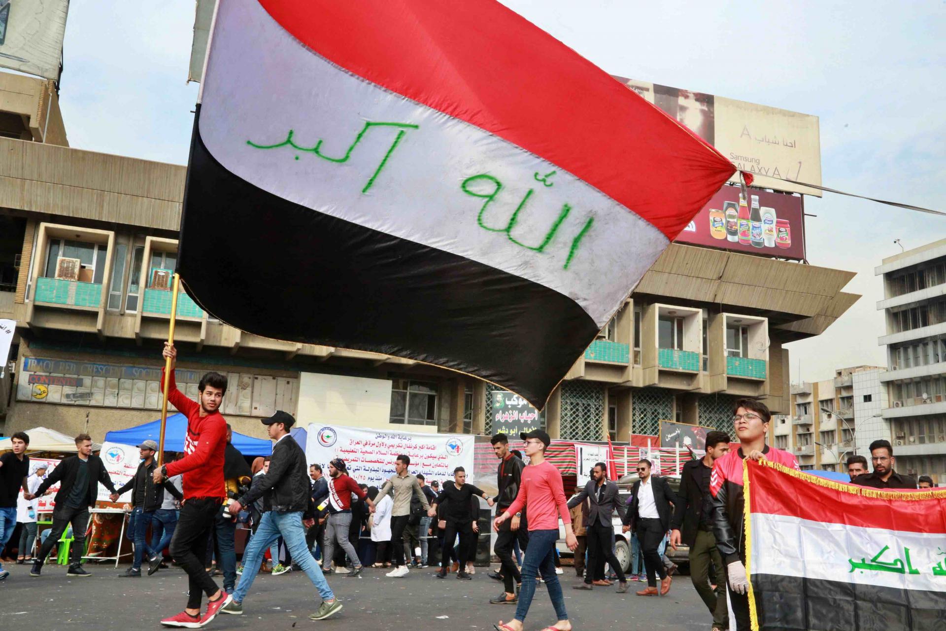 They insist they want "none of the same faces" that have dominated Iraq's political scene for years
