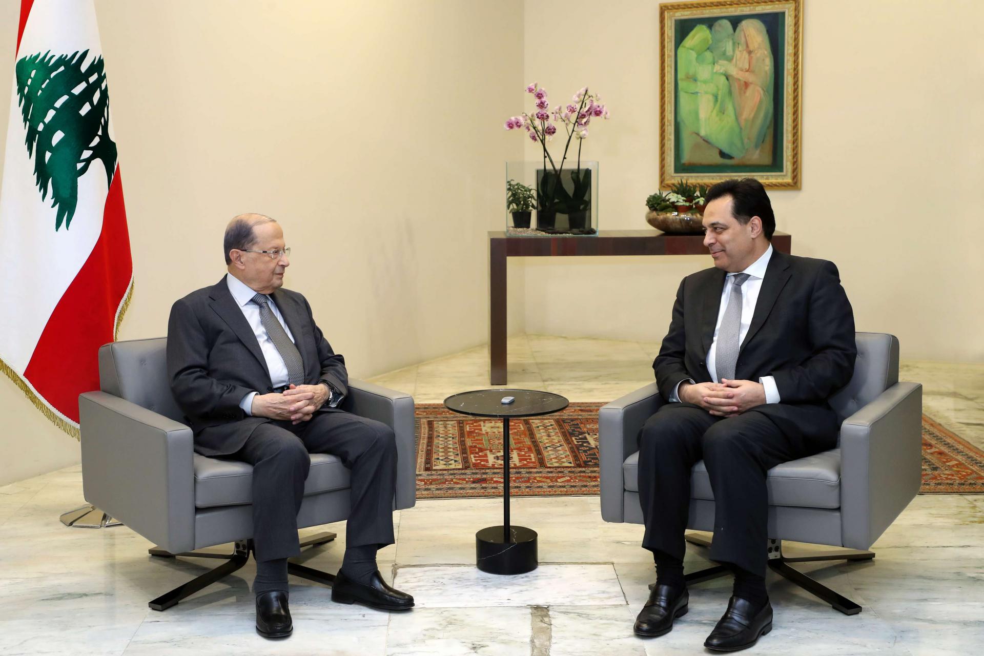 Lebanese Prime Minister Hassan Diab 