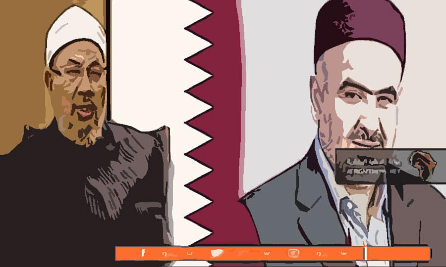 الصلابي يحظى برعاية خاصة من القرضاوي