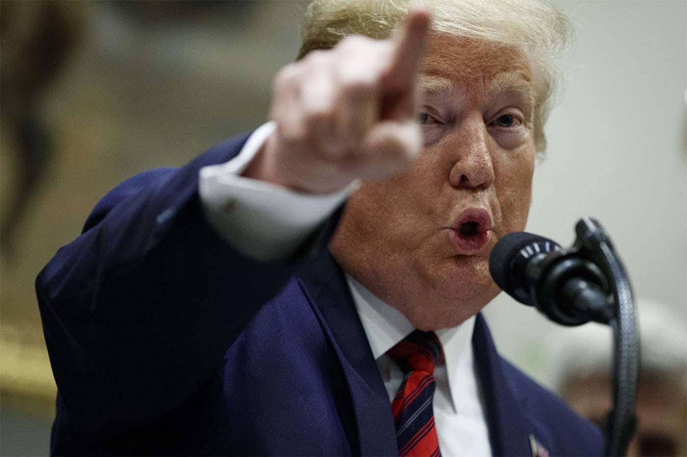 US President Donald Trump