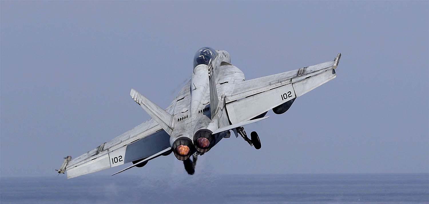 A US fighter jet