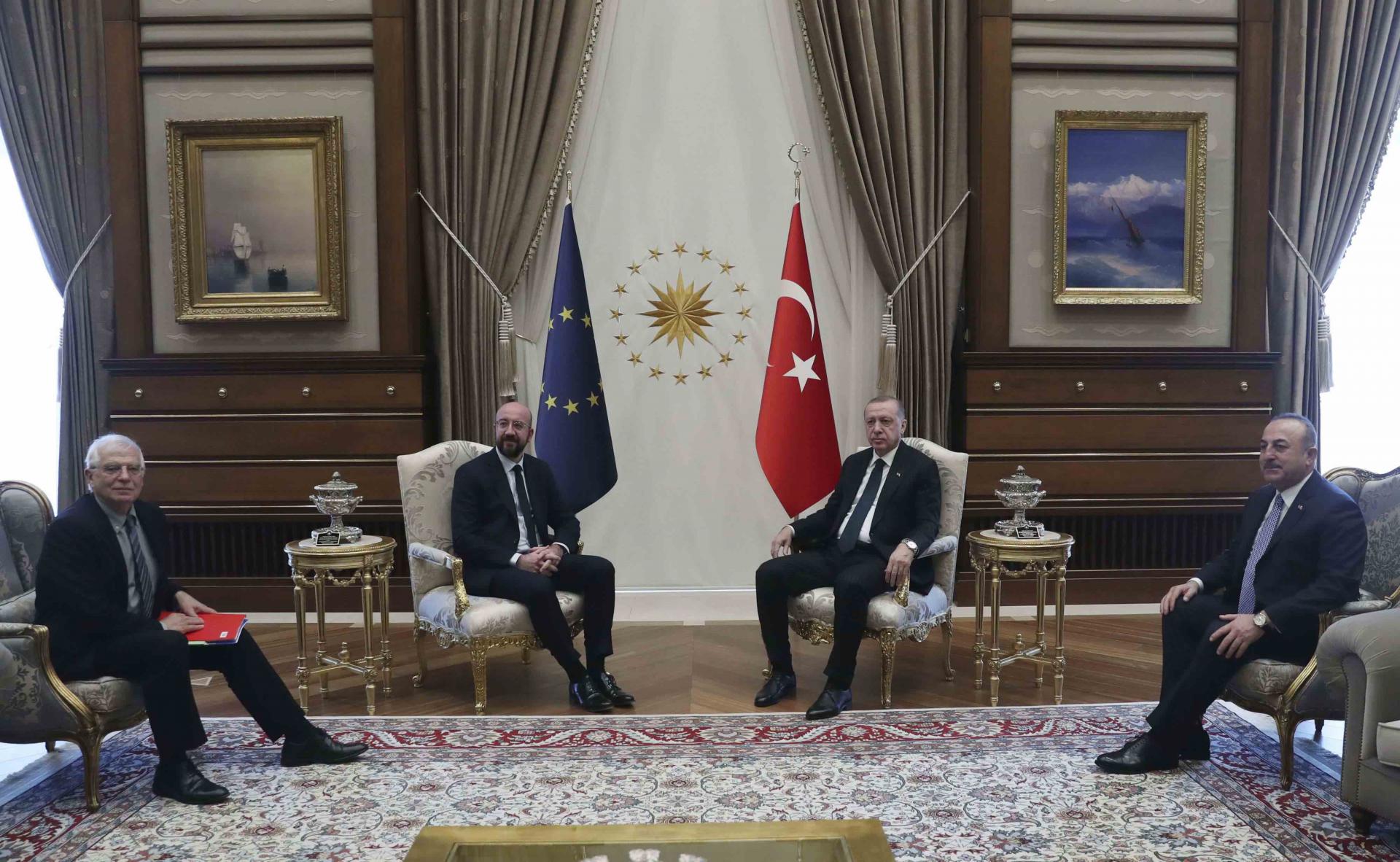 EU has slammed Turkey for what it says is "blackmail" over the migrants issue
