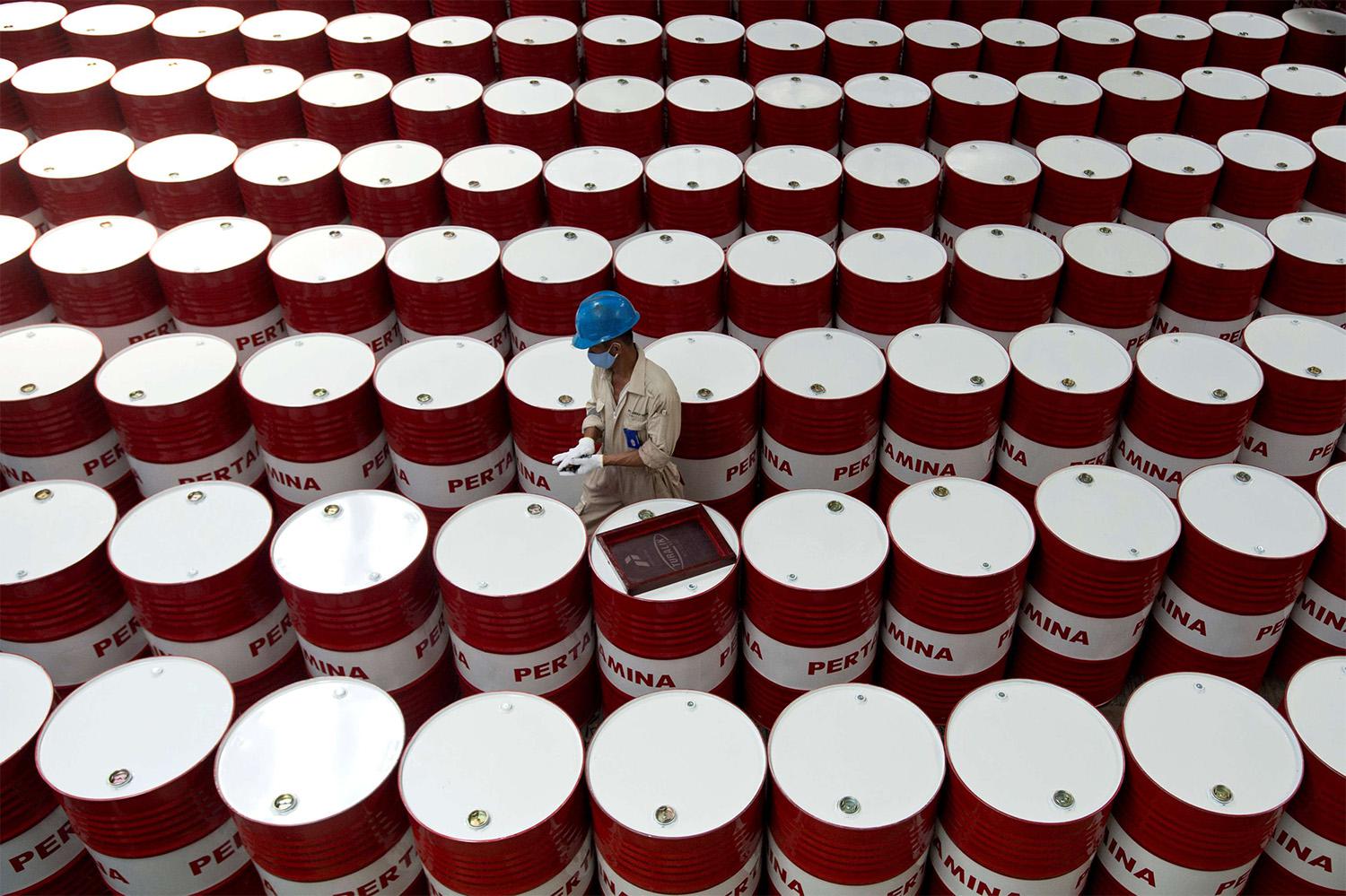 Oil barrels