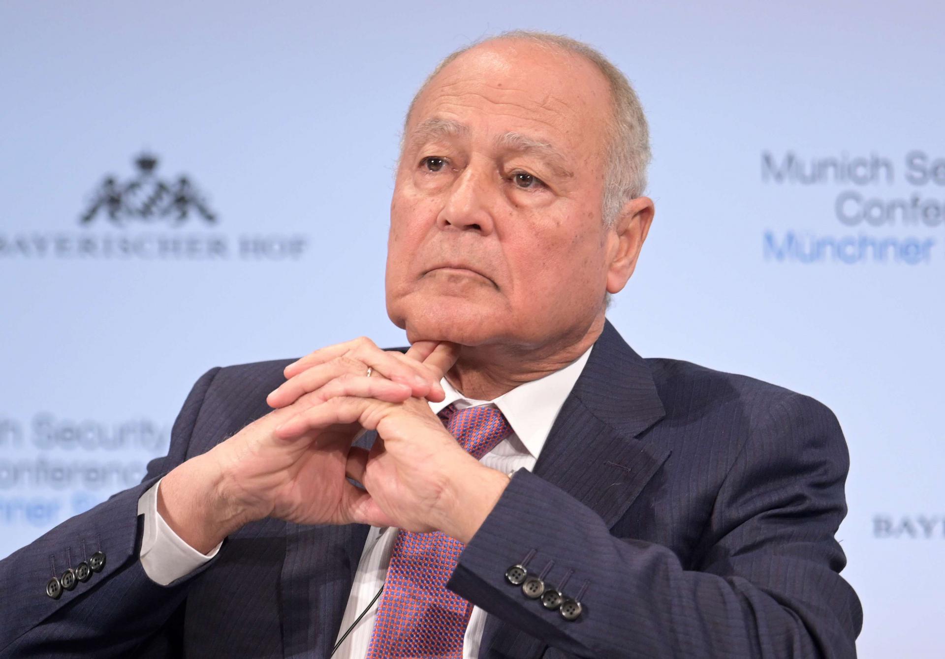 Arab league chief accused Israel of "exploiting the world's preoccupation with the novel coronavirus"