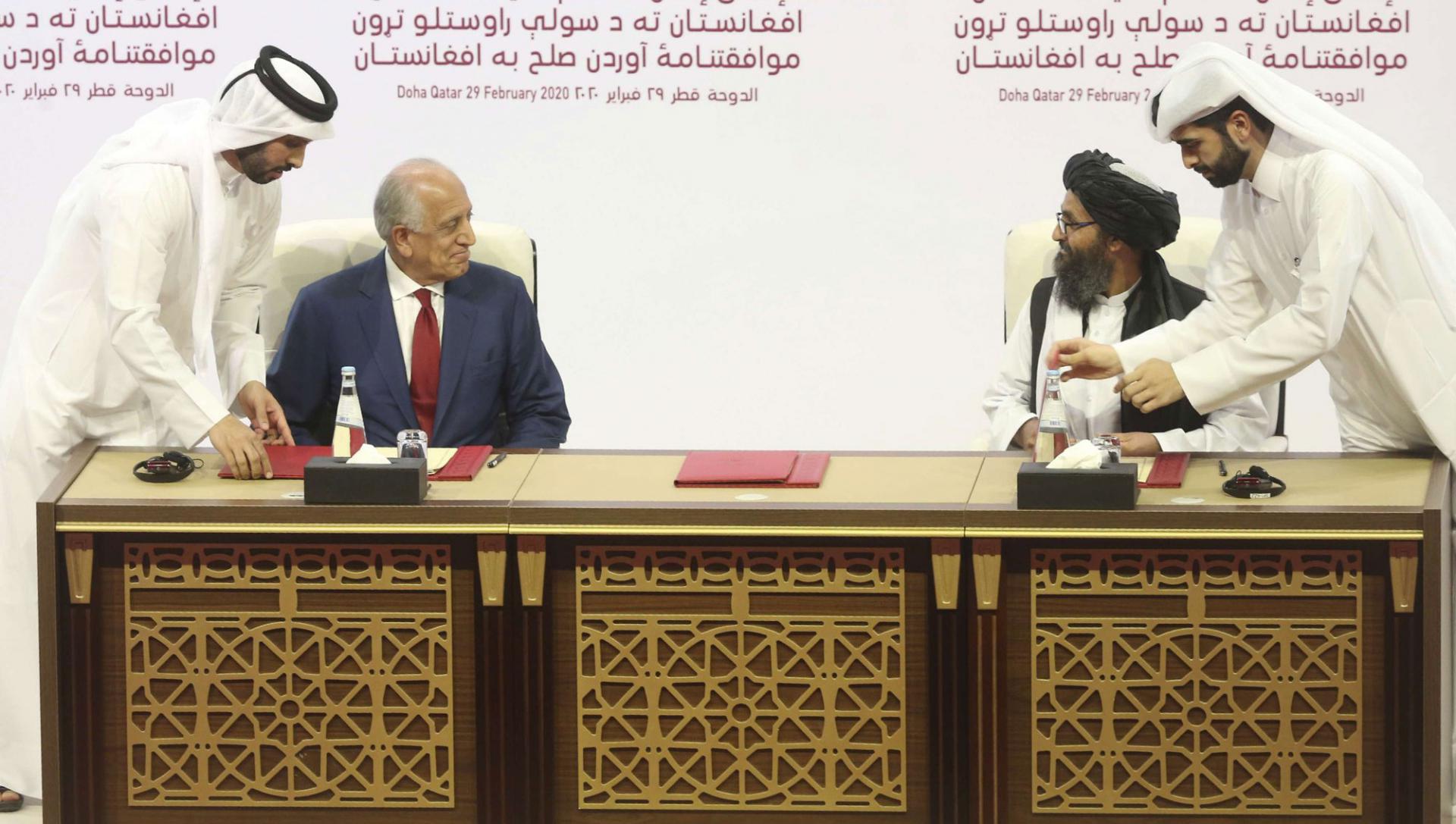 المفاوضات بين طالبان وواشنطن