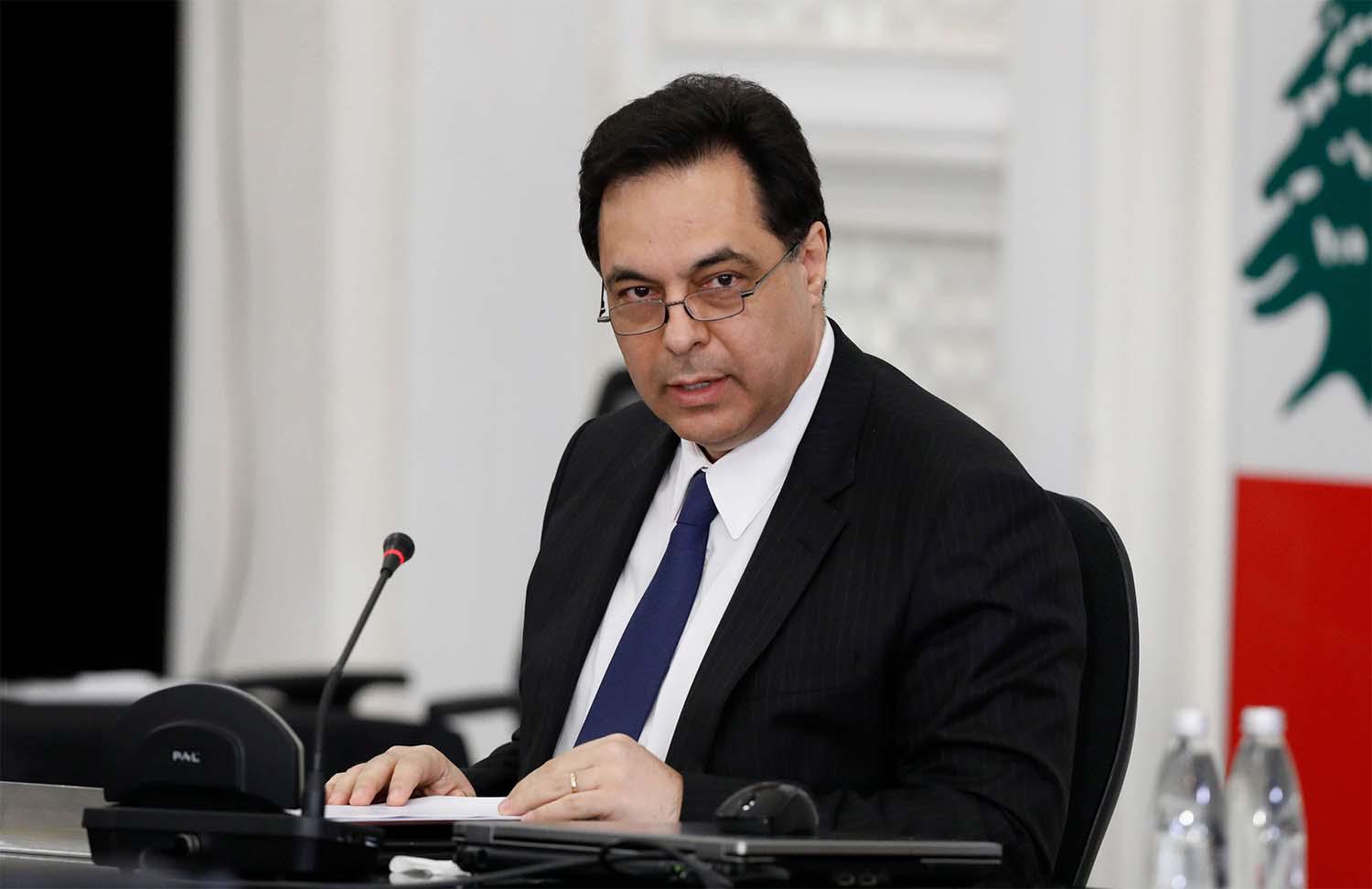Lebanese Prime Minister Hassan Diab
