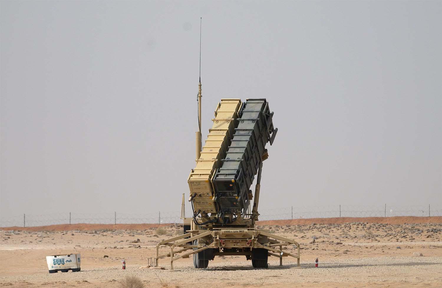 Patriot missile battery