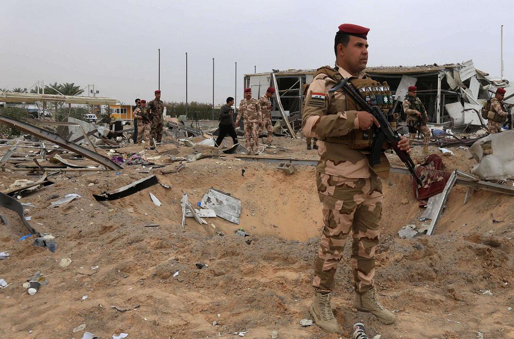 واشنطن تتهم عادة ميليشيات عراقية موالية لايران باستهداف قواتها ومصالحها 