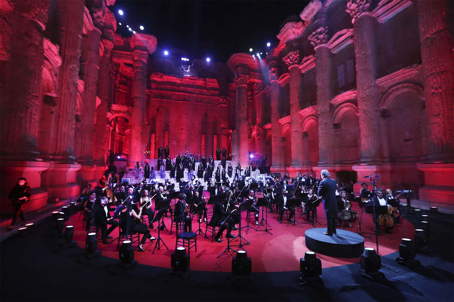 In Lebanon, single-concert festival serenades empty ruins