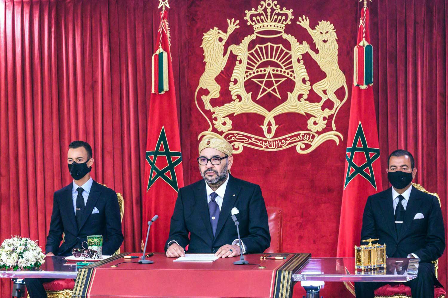 العاهل المغربي يصارح الشعب ويؤكد ان الدولة قامت بواجبها