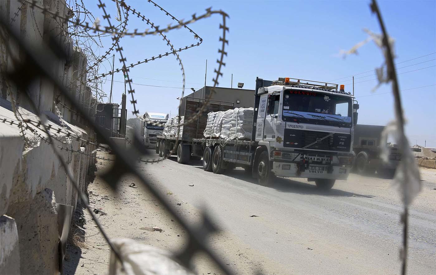 Kerem Shalom is one of three main Gaza border crossings with Israel and Egypt