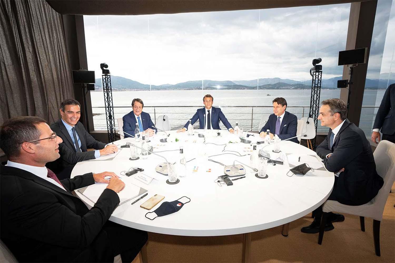 The seven EU members with Mediterranean coastlines reiterated their full support and solidarity with Cyprus and Greece in the face of the repeated infringements on their sovereignty