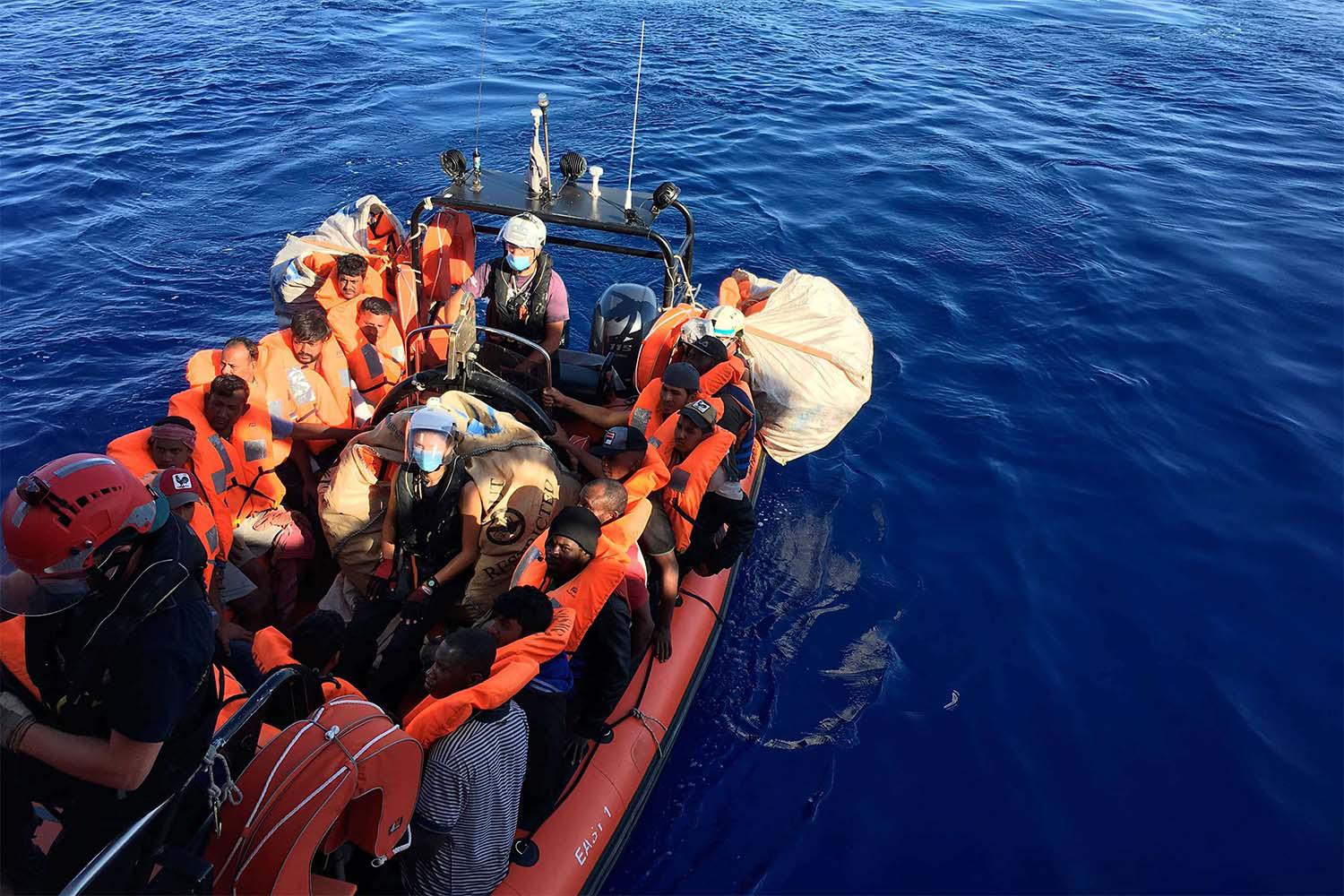 Smugglers have been able to make vast profits by exploiting a security vacuum in Libya since the 2011 NATO-backed uprising 