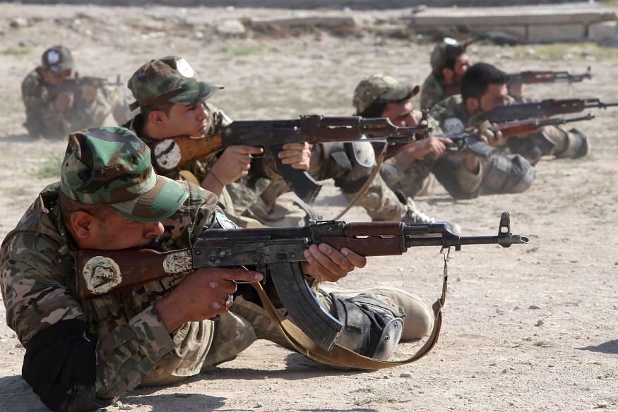 مسلحون من الحشد الشعبي العراقي