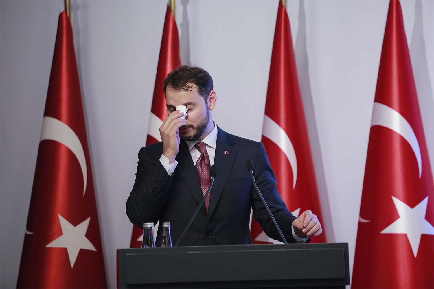 Turkish Finance Minister Berat Albayrak 