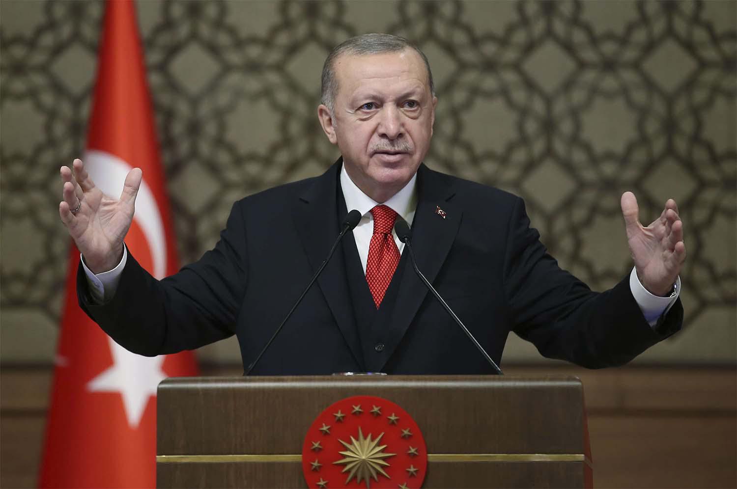 Turkey's President Recep Tayyip Erdogan