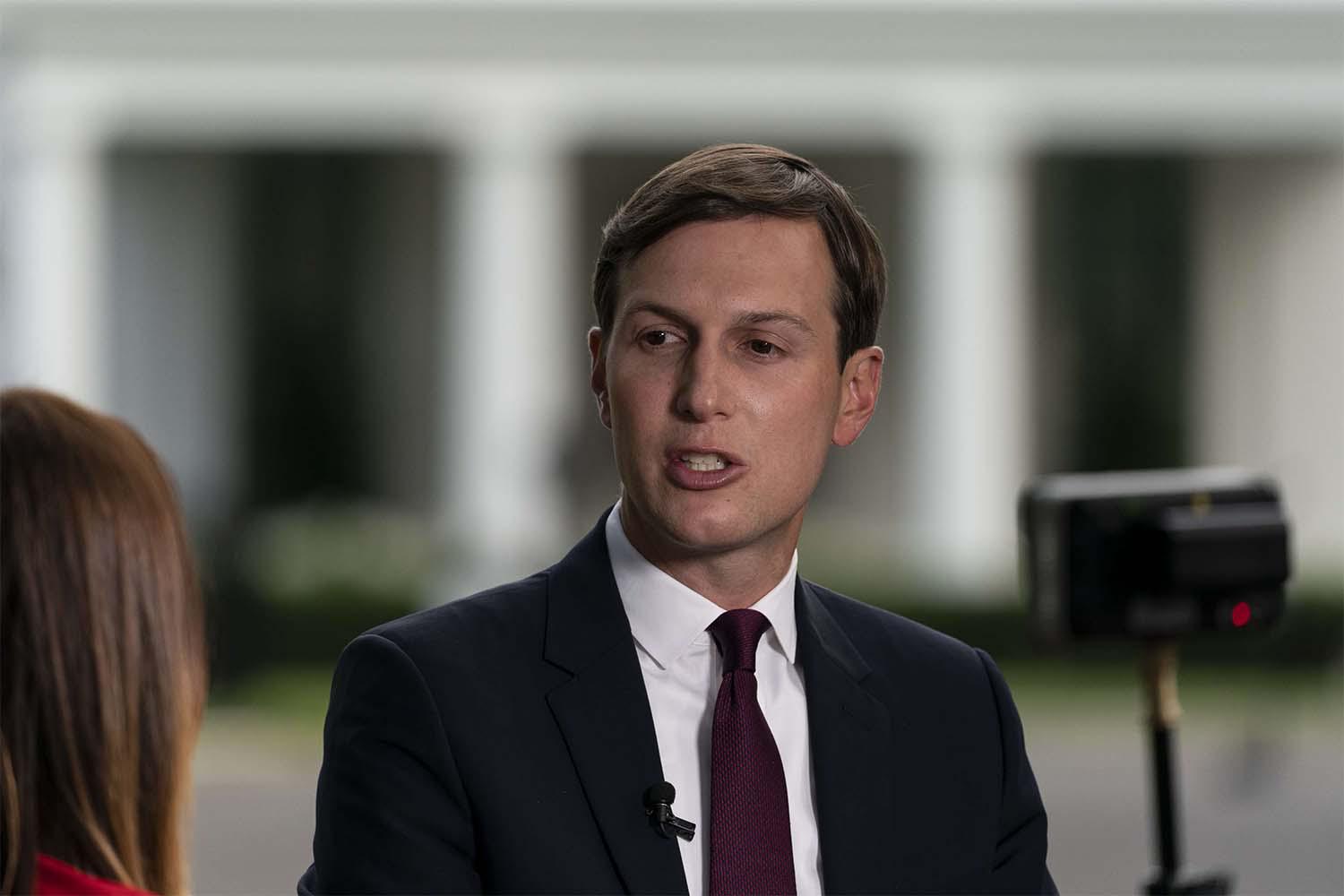 Kushner's trip comes after the killing on Friday of Mohsen Fakhrizadeh in Tehran by unidentified assailants