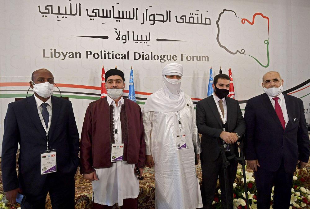 المتحاورون الليبيون في تونس
