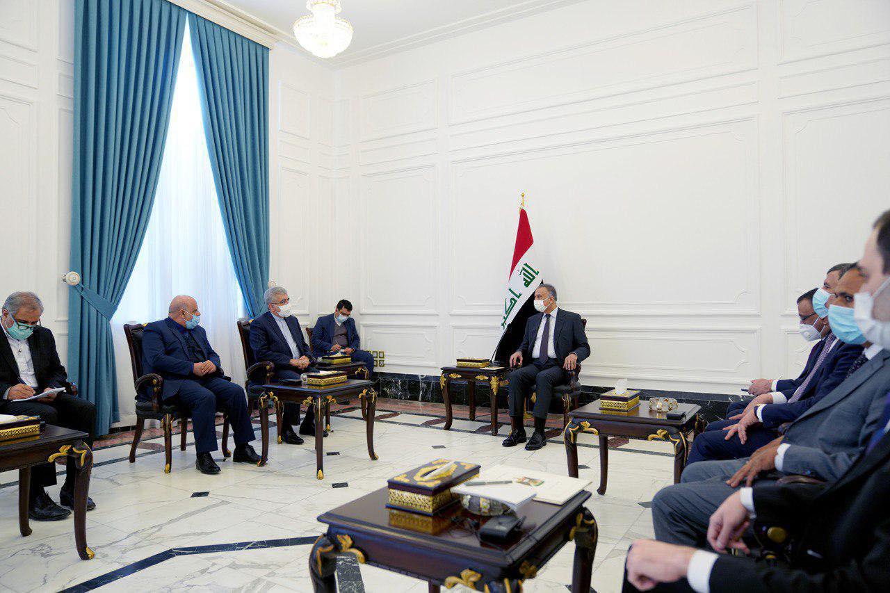 لقاء رئيس الوزراء العراقي بالوفد الإيراني برئاسة وزير الطاقة رضا أردكانيان 