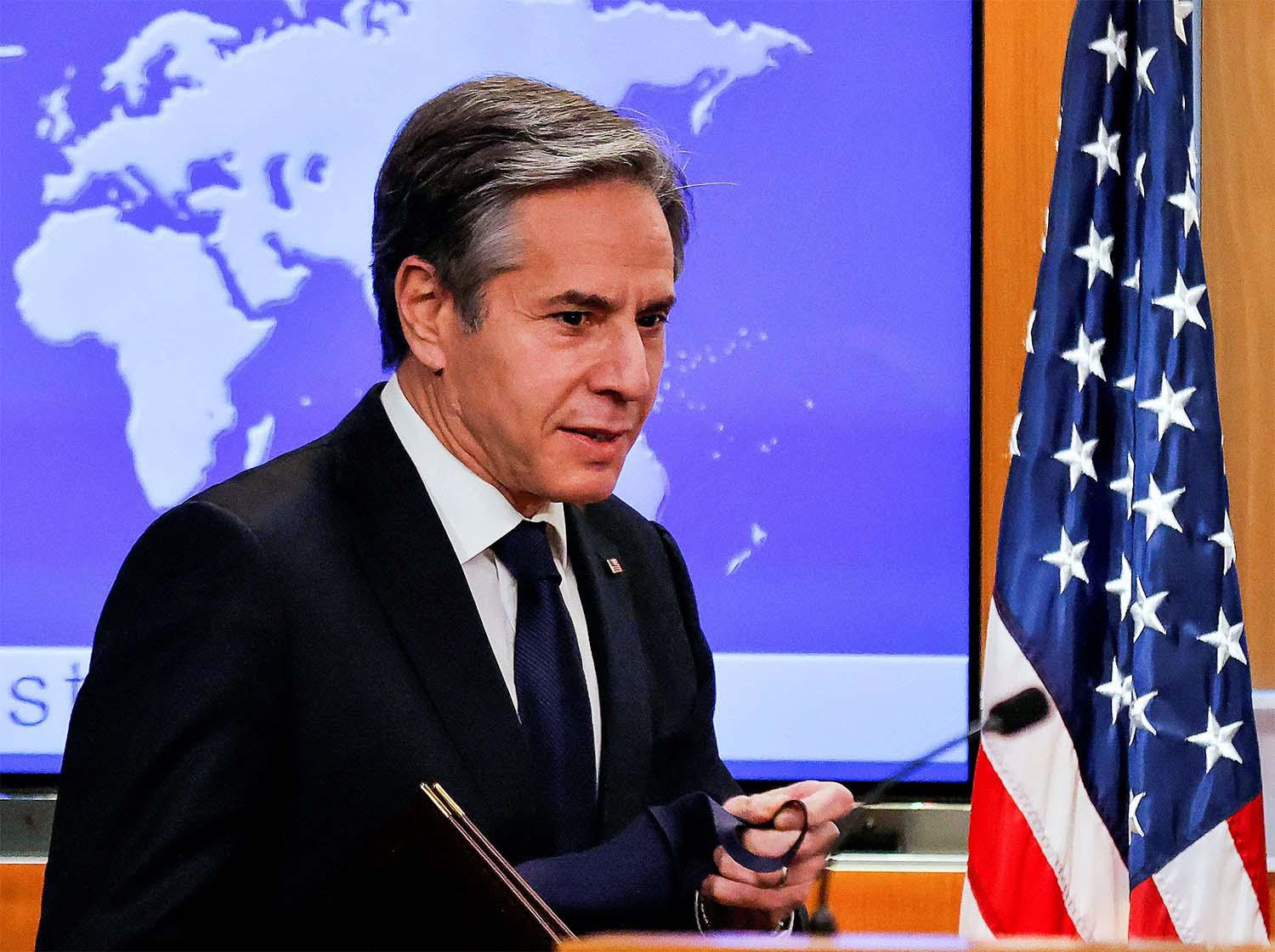 US Secretary of State Antony Blinken 