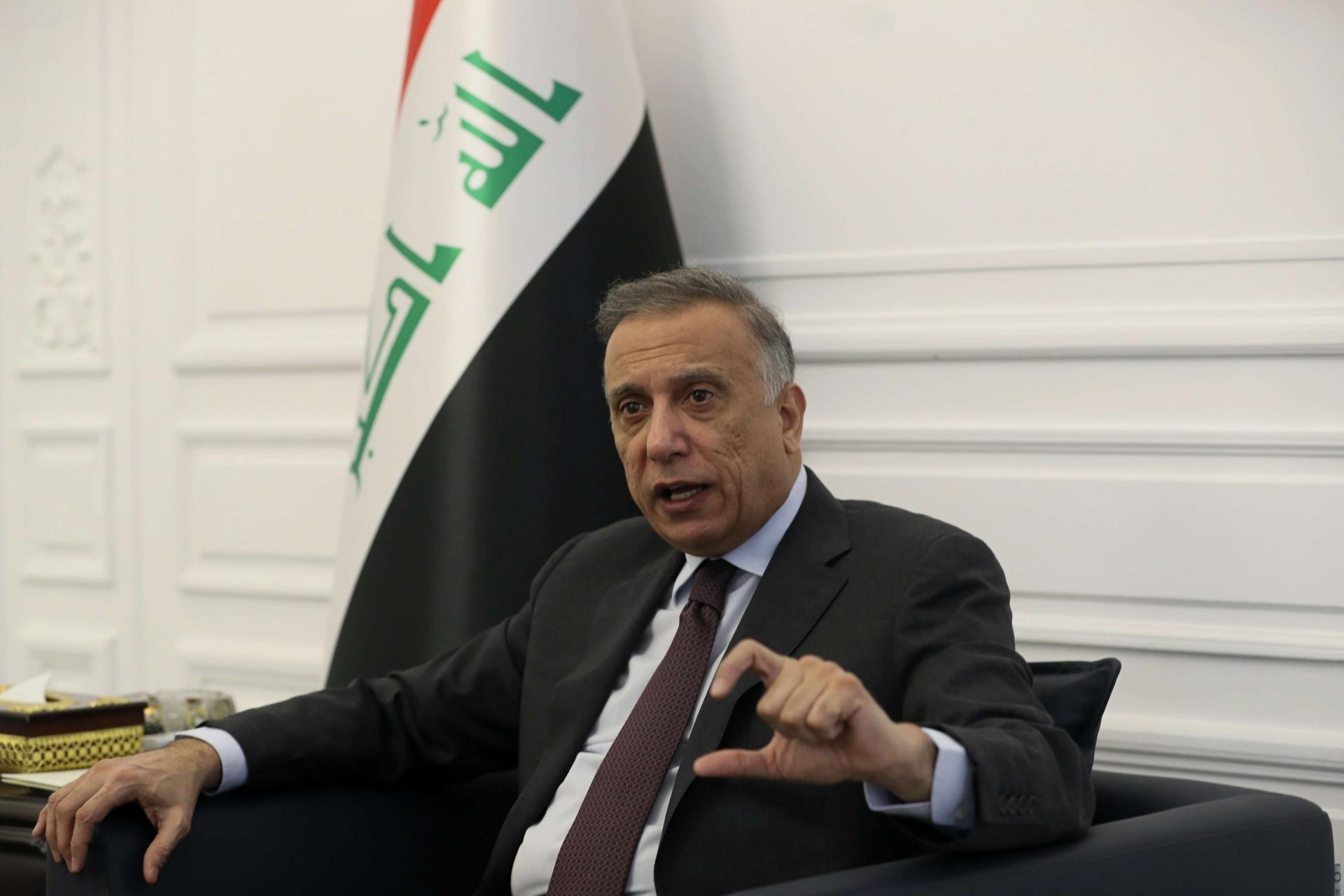رئيس الحكومة العراقي مصطفى الكاظمي