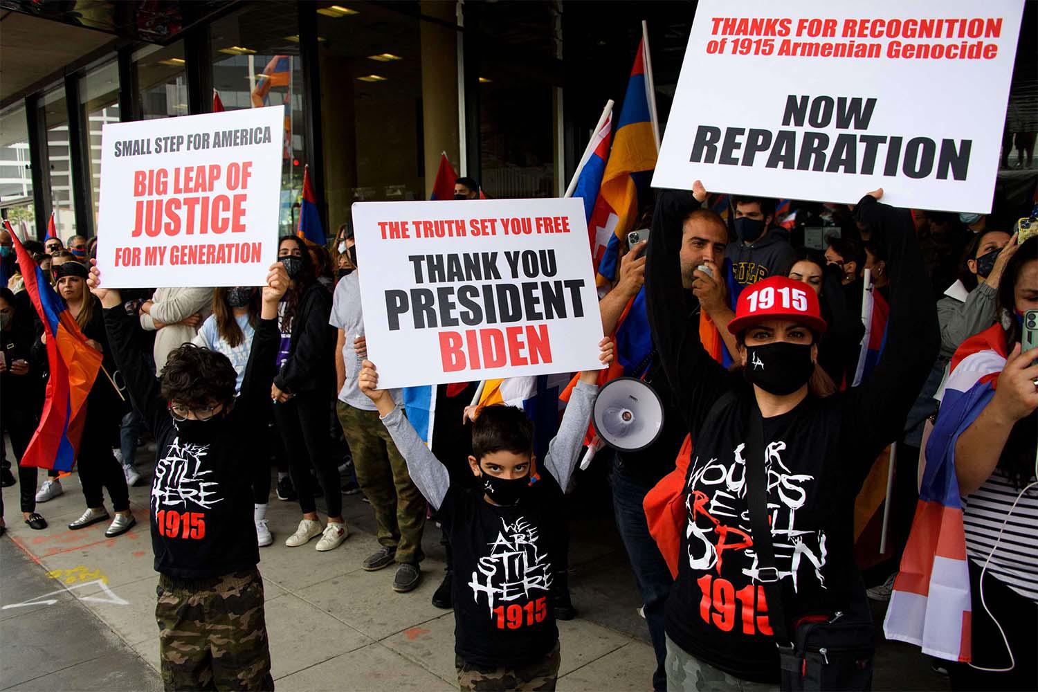 Biden was following through on a campaign promise he made a year ago 