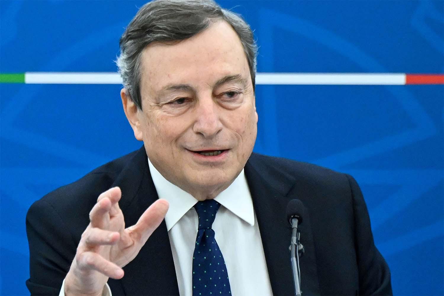 Italian Prime Minister Mario Draghi