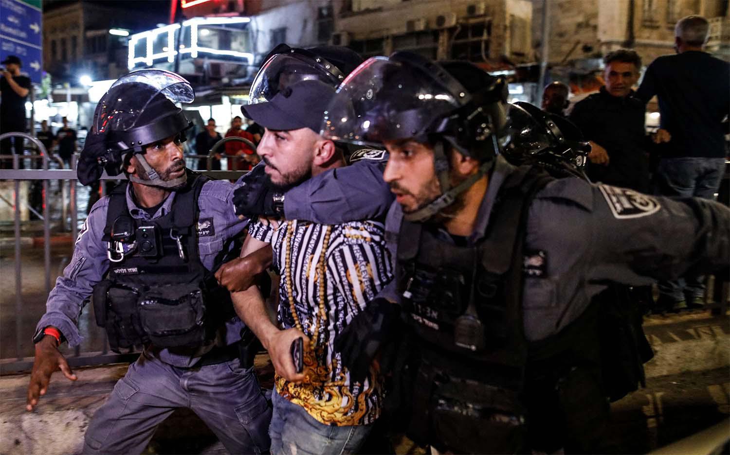 The UAE said that it was concerned over acts of violence committed by right-wing extremist groups in the occupied East Jerusalem