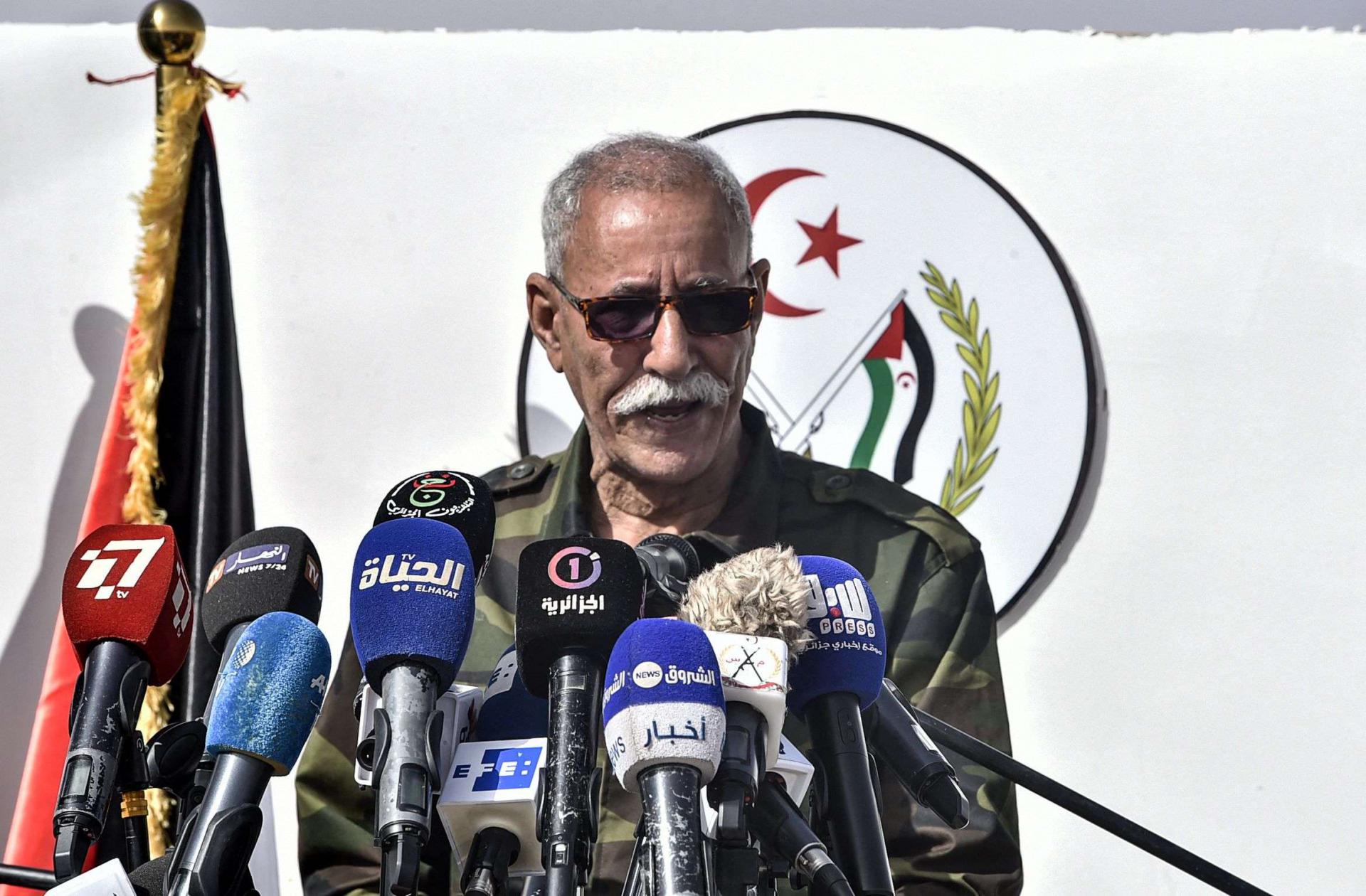 زعيم جبهة "البوليساريو" إبراهيم غالي