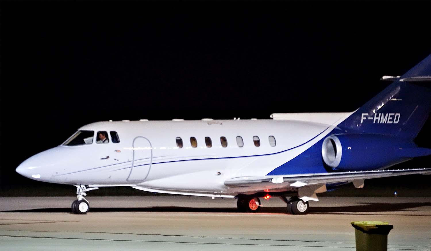 Ghali flew out of Pamplona airport overnight 