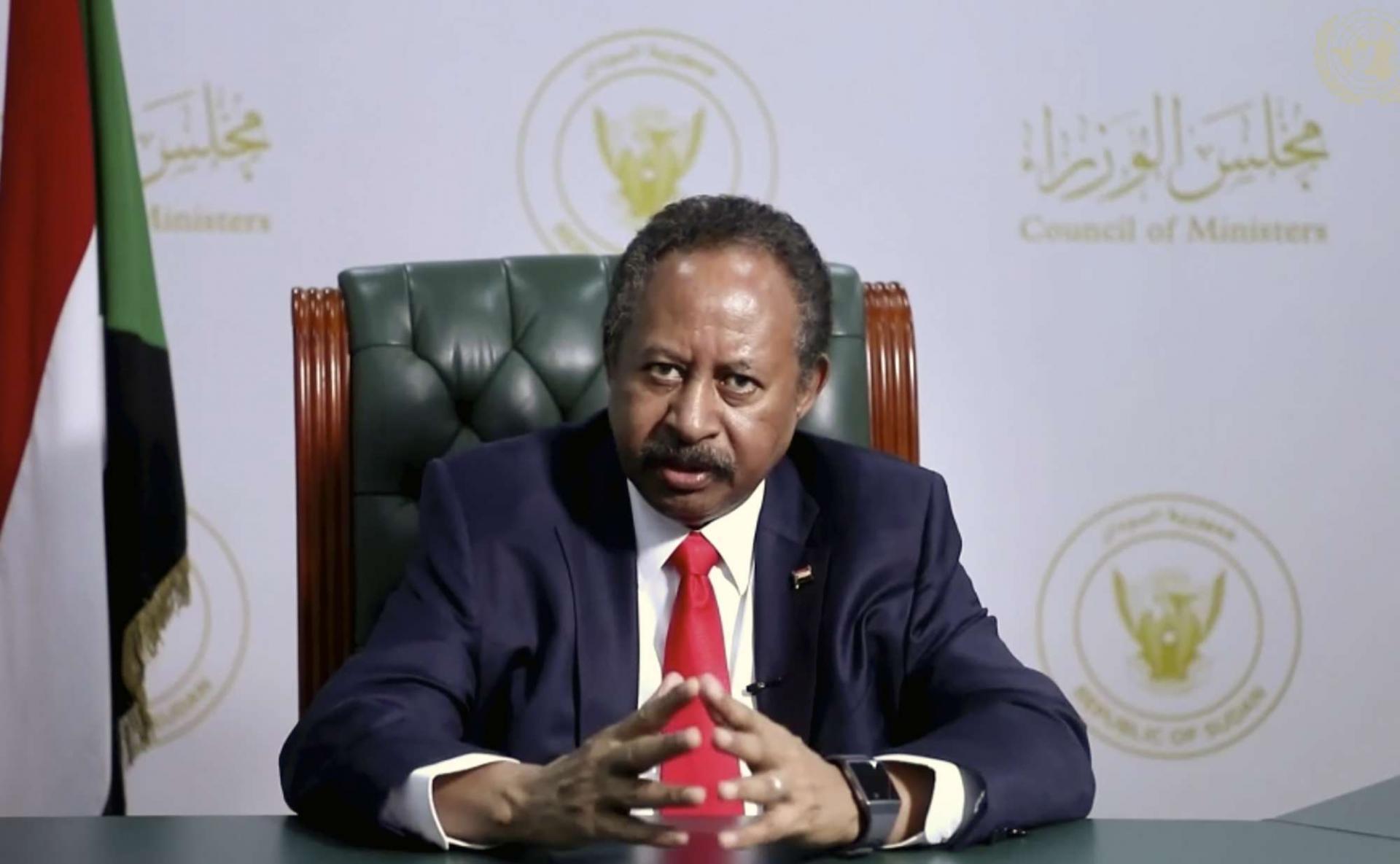 رئيس الوزراء السوداني عبدالله حمدوك