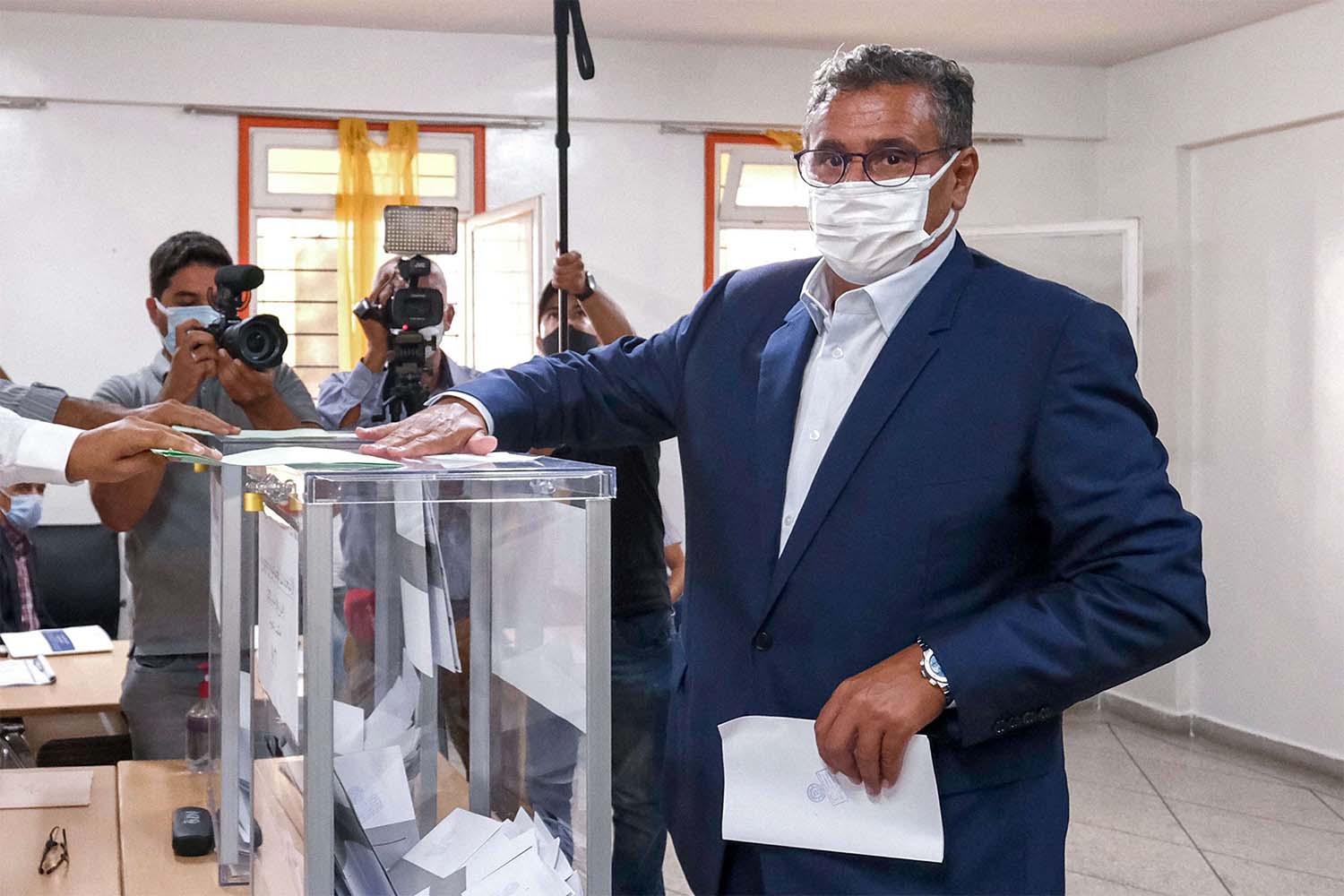 tThe RNI led by Akhannouch will have to enter into coalition talks to form a government