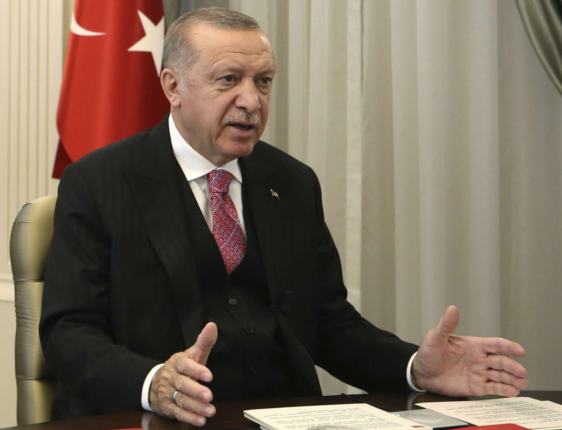 الرئيس التركي رجب طيب اردوغان