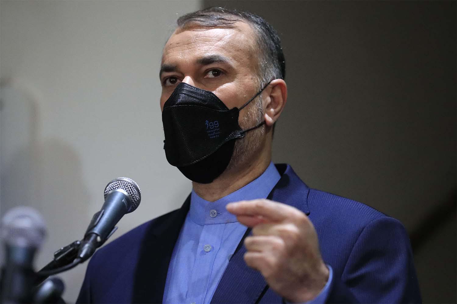 Iranian Foreign Minister Hossein Amirabdollahian 