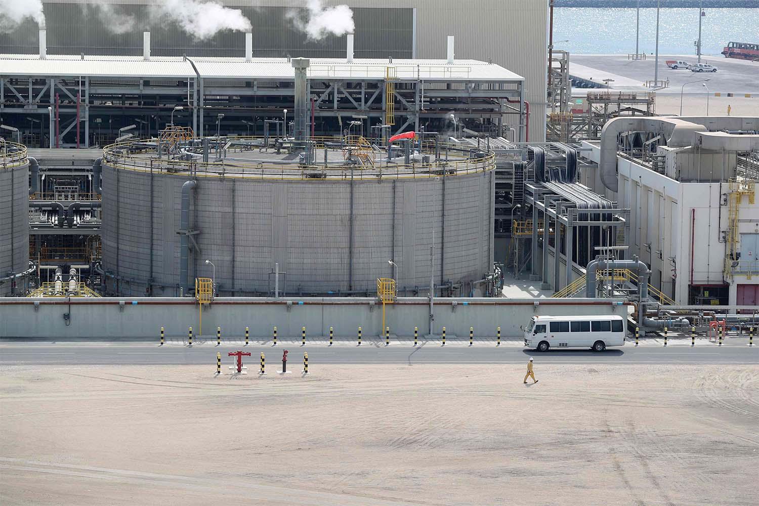 Qatar is the world’s largest producer of liquefied natural gas 