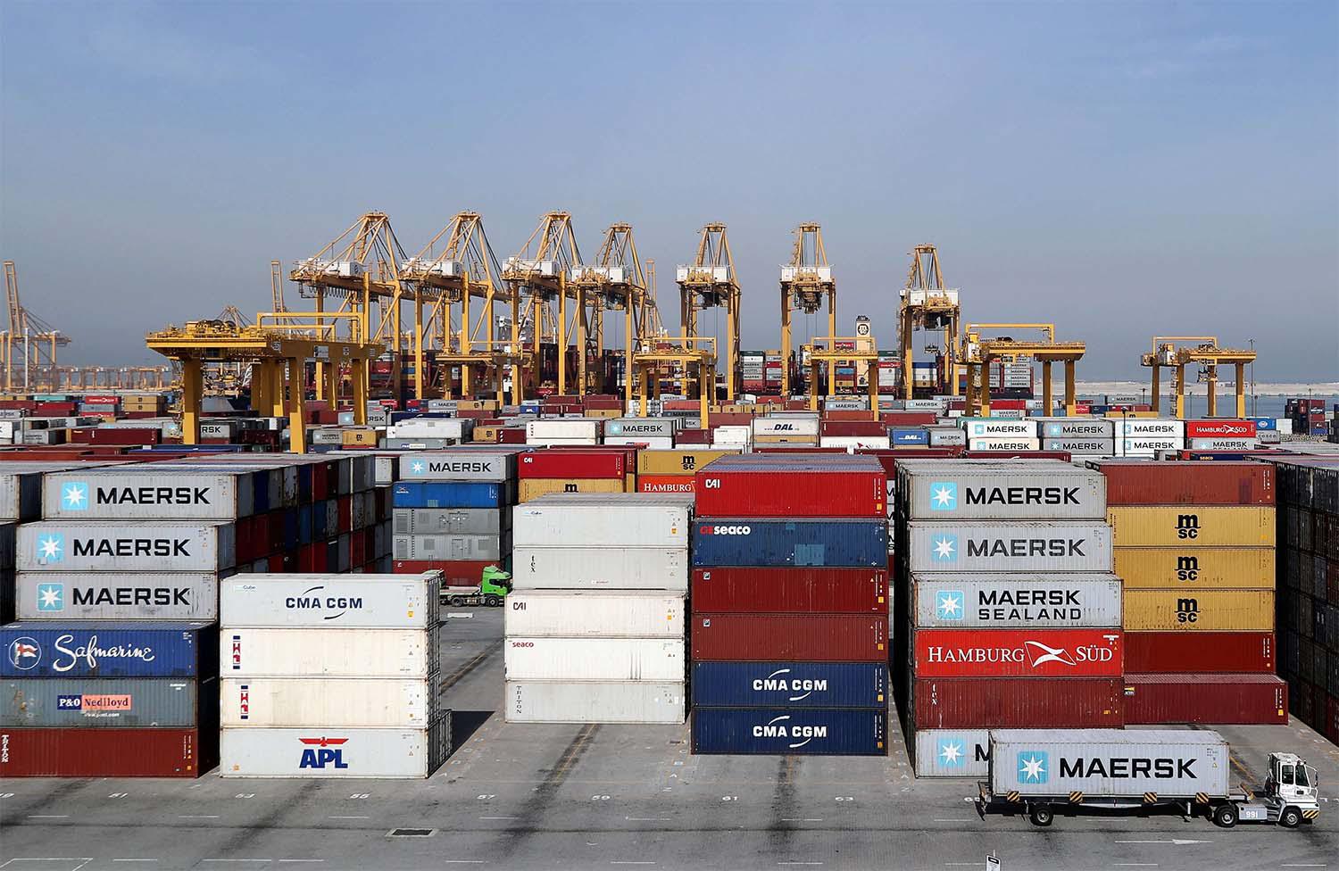A backlog of cargo