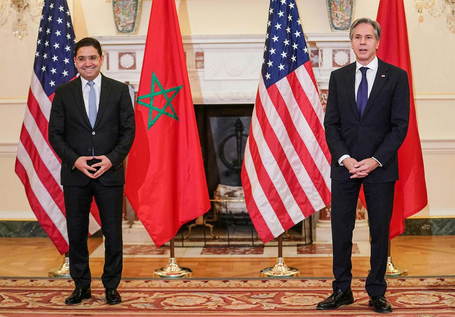 Nasser Bourita and Antony Blinken