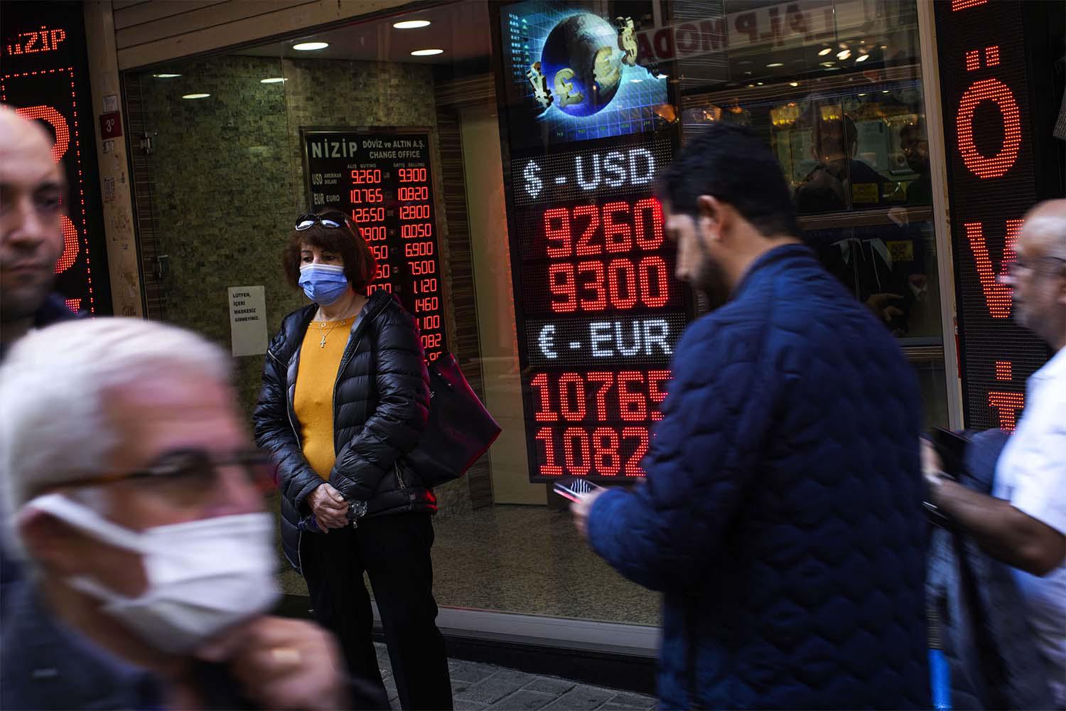 The lira has lost more than 30% of its value since the start of the year, severely eroding Turkish consumers' purchasing power