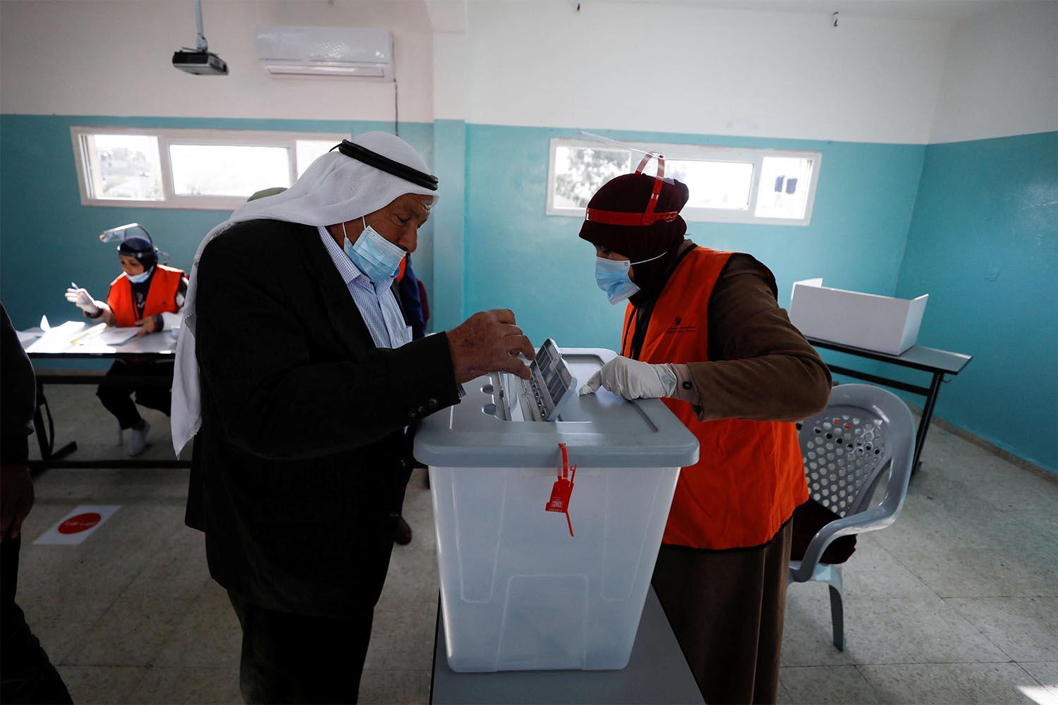 More than 400,000 Palestinians are eligible to cast ballots for representatives in 154 village councils in the West Bank
