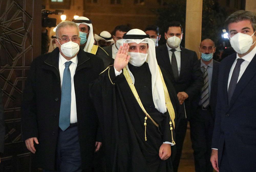 وزير الخارجية اللبناني كان في استقبال نظيره الكويتي