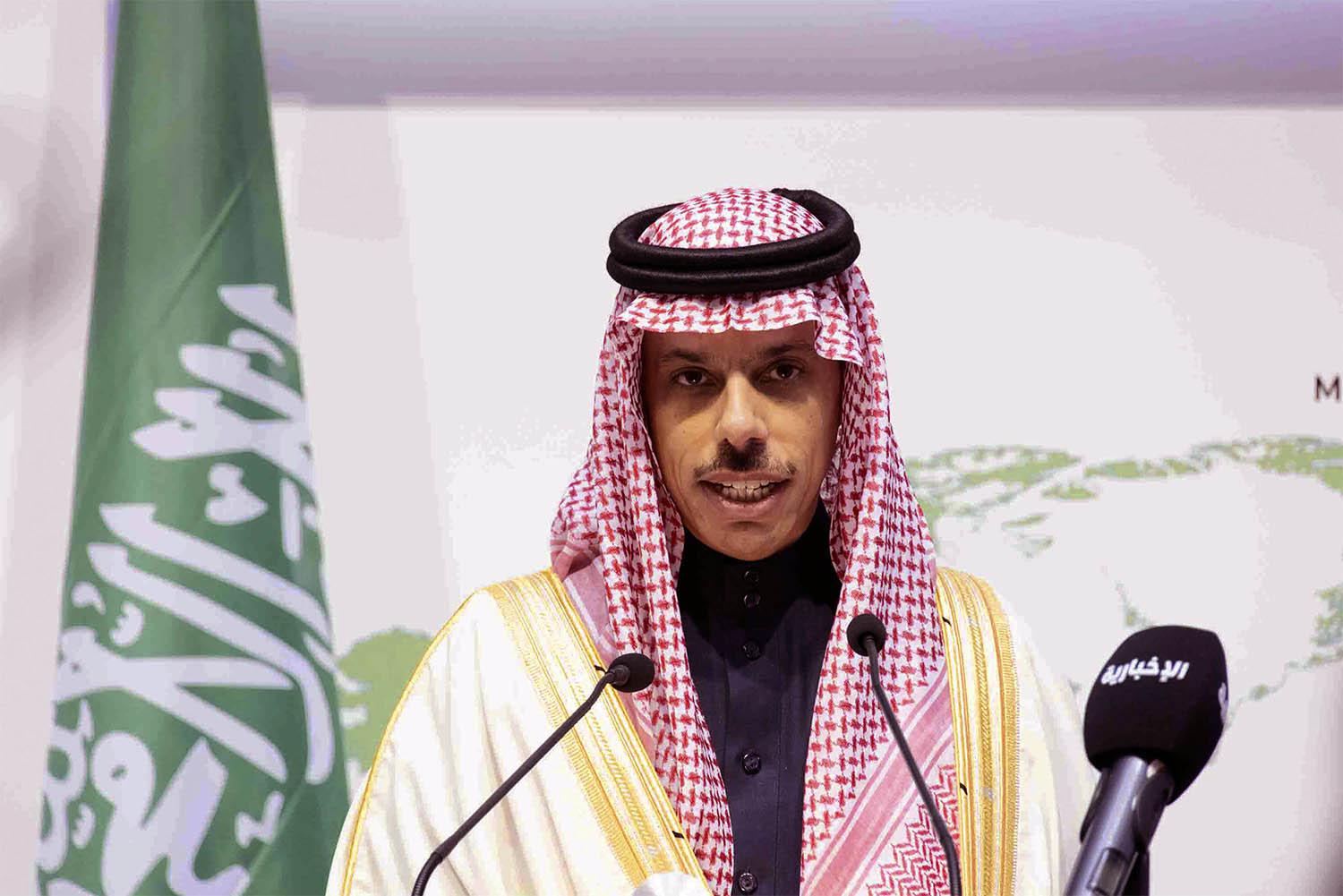 Prince Faisal said a "short-term panacea" would not help Lebanon