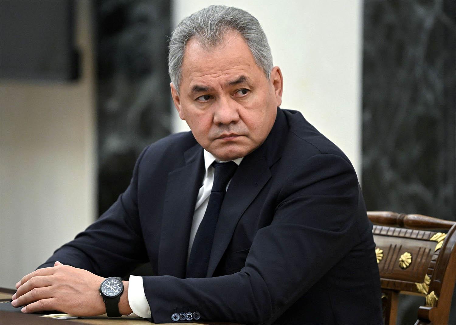 Russian Defence Minister Sergei Shoigu 