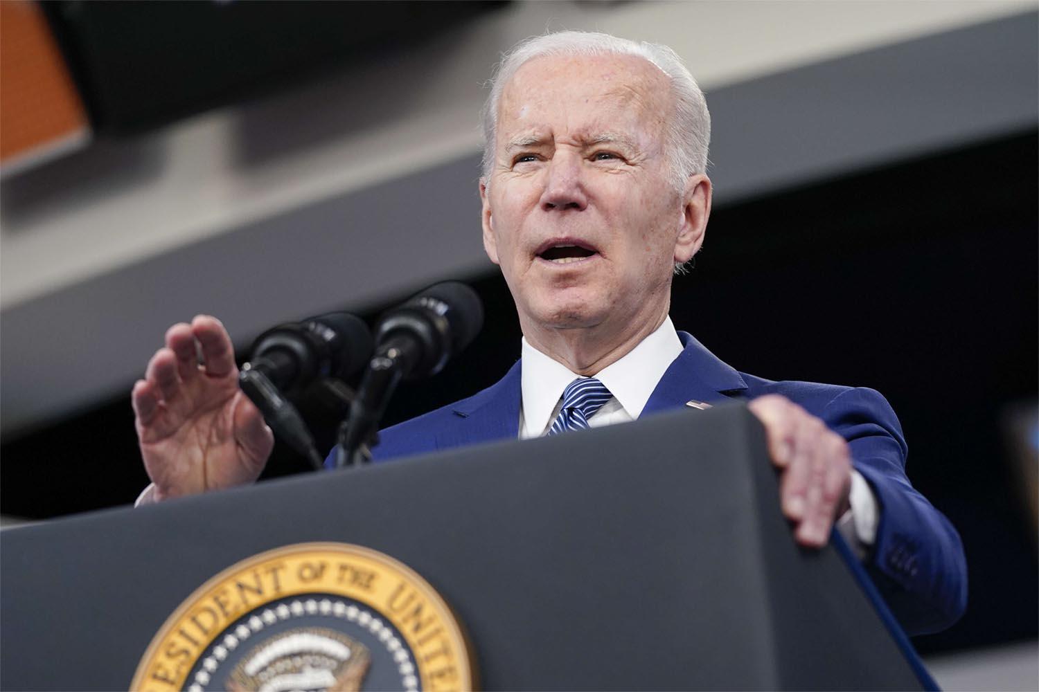 Biden sought to avoid being blamed for the record-high gas prices by dubbing it “Putin's price hike”