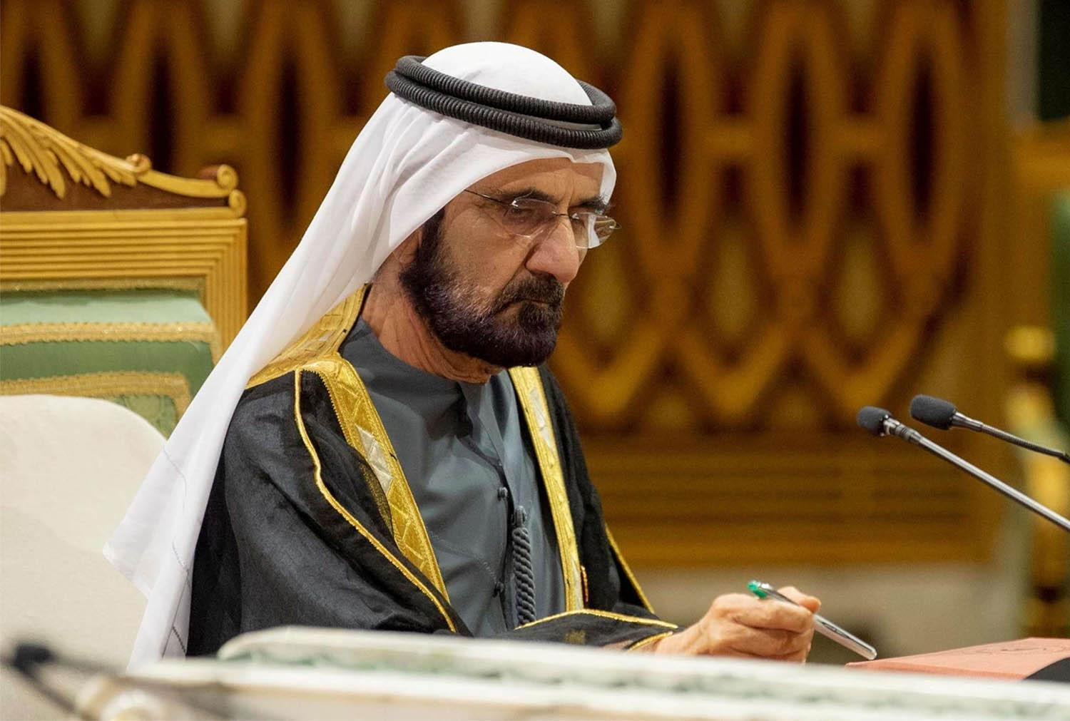 Dubai ruler Sheikh Mohammed bin Rashid Al Maktoum 
