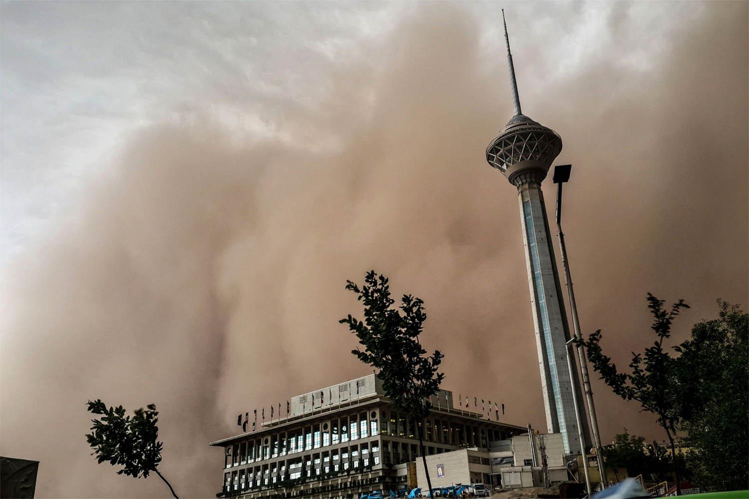 It is the fourth bad sandstorm since mid-April